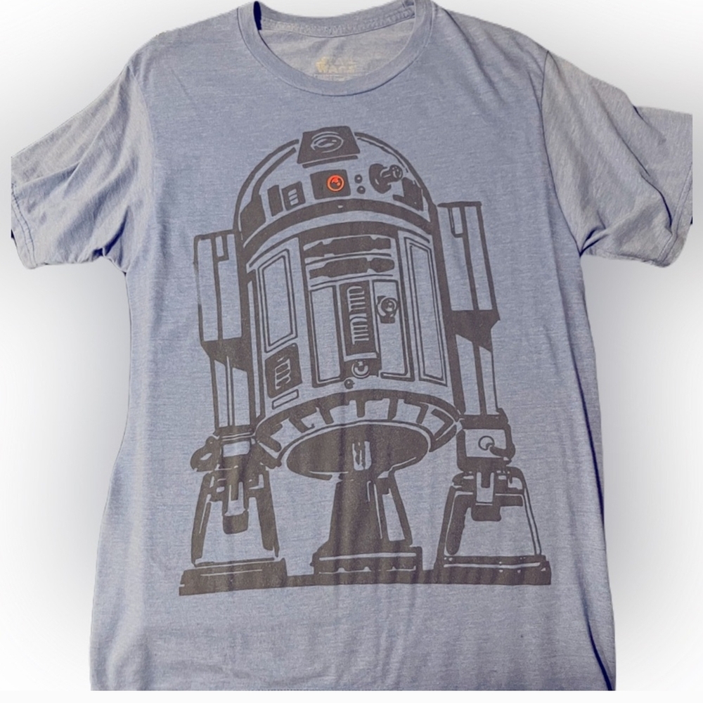 Vintage Star Wars R2-D2 Graphic Tee Men’s M Blue